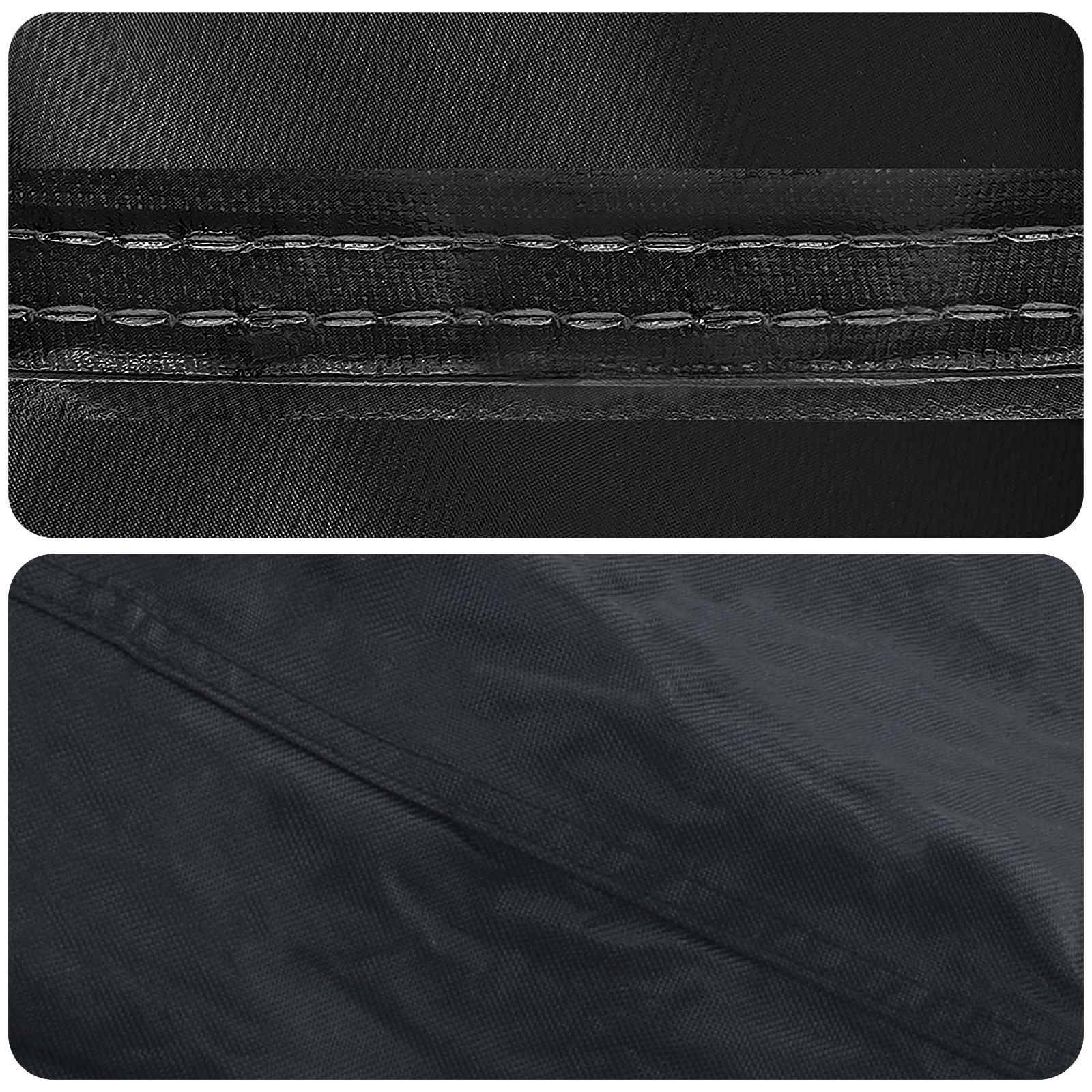 Housse de meuble tissu Oxford noir 279 x 279 x 85 cm, Poids:2.13kg - PANGIVO - Image 6