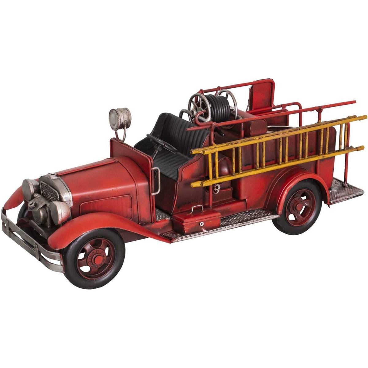 Antic Line Creations - Camion de pompier vintage en fer - Imagen 1