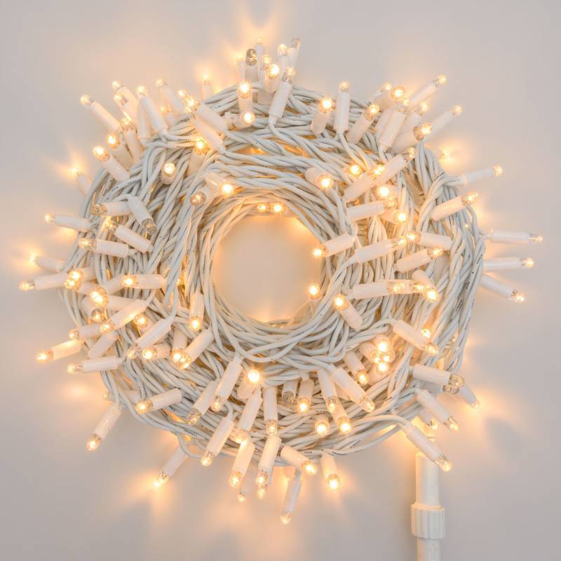 Guirlande lumineuse LED Noël 200m 1000LED Blanc Chaud Intérieur Extérieur Décoration Noël éclairage décoration | Leroy Merlin