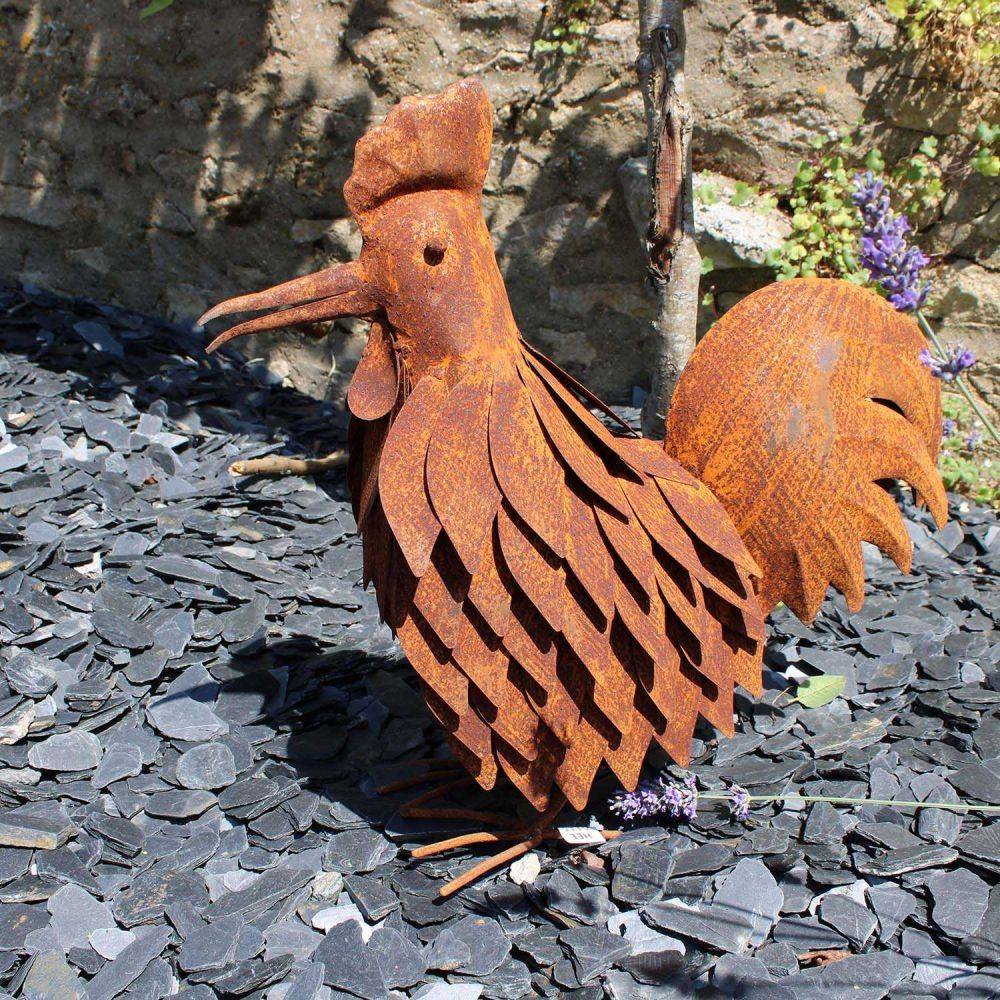 Hermes Trading - Coq en fer forgé rouillé Hermes Trading - Imagen 4