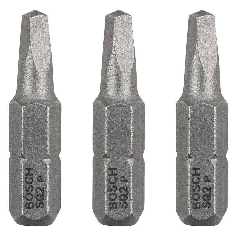 Bosch - Embouts de vissage BOSCH 2608521109 extra-dure carré conique R2 3 pièces Bosch - Imagen 1