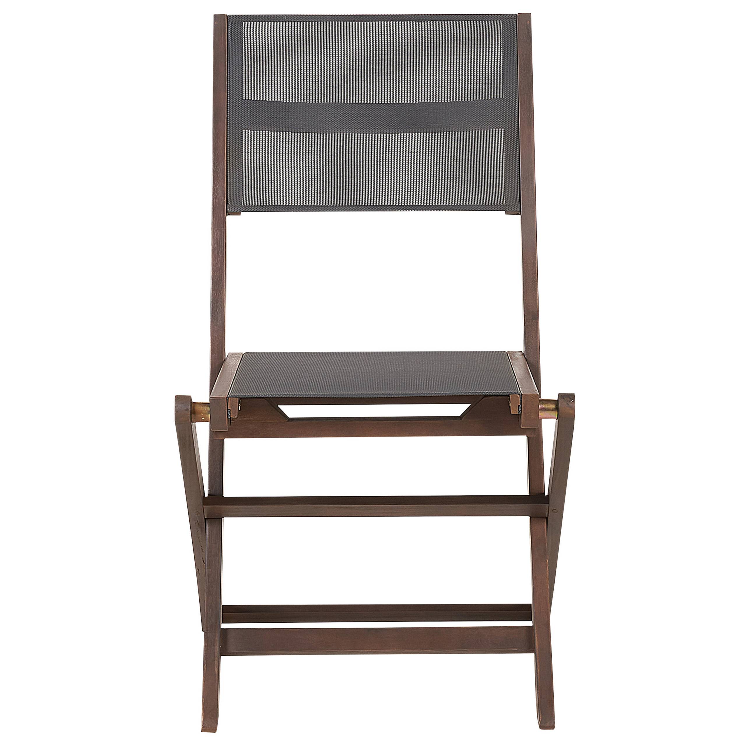 Beliani - Chaise de jardin Acacia Marron foncé CESANA - Beliani - Imagen 5