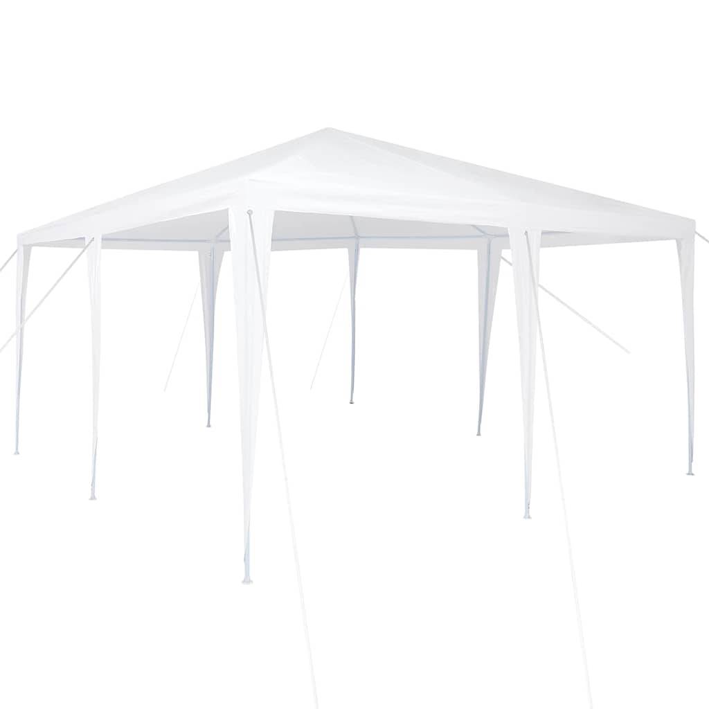 Tente de fête Blanc 400 x 400 x 266 cm Polyéthylène et acier