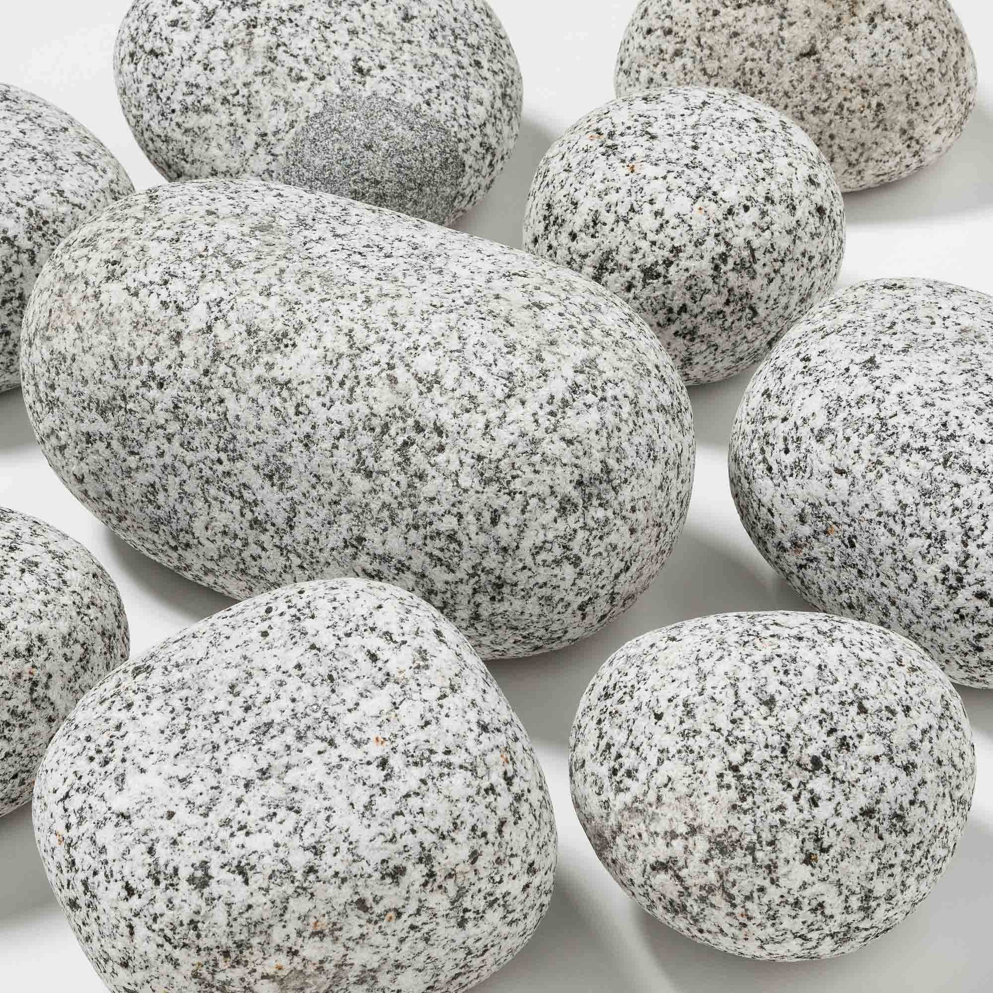 Galet Granit Montorfano 10-15 cm - Lot de 5 filets de 15 kg  - RO'MA NATURE - Image 1