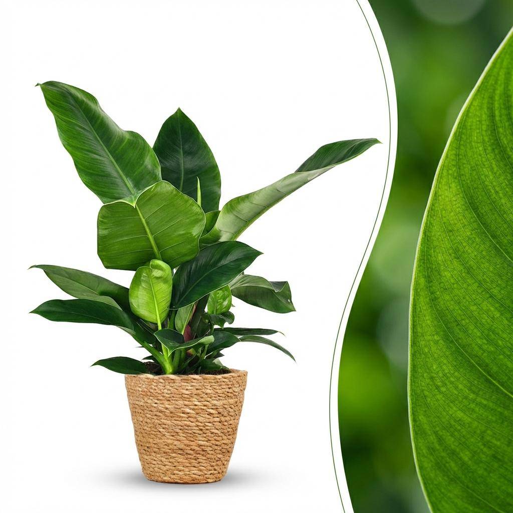 La Green Touch - Philodendron Imperial Vert - H65cm - Image 4