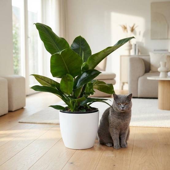 La Green Touch - Philodendron Imperial Vert - H65cm - Image 7