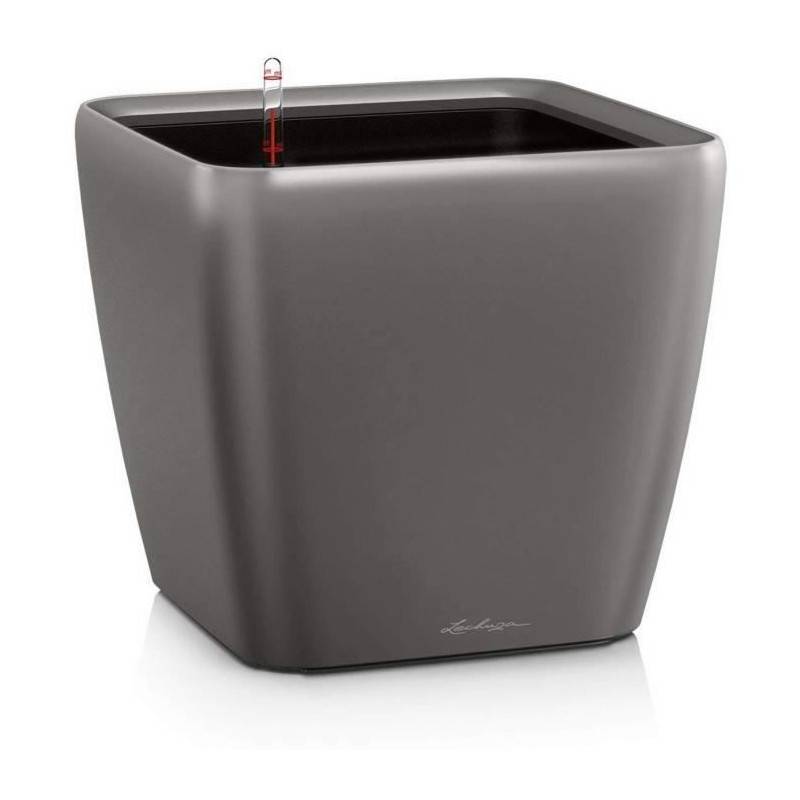 Lechuza - Pot De Fleur - Lec - Quadro Premium Ls 50 - Anthracite Métallisé - 50 X 50 X 46,5 Cm - 53 L - Image 1