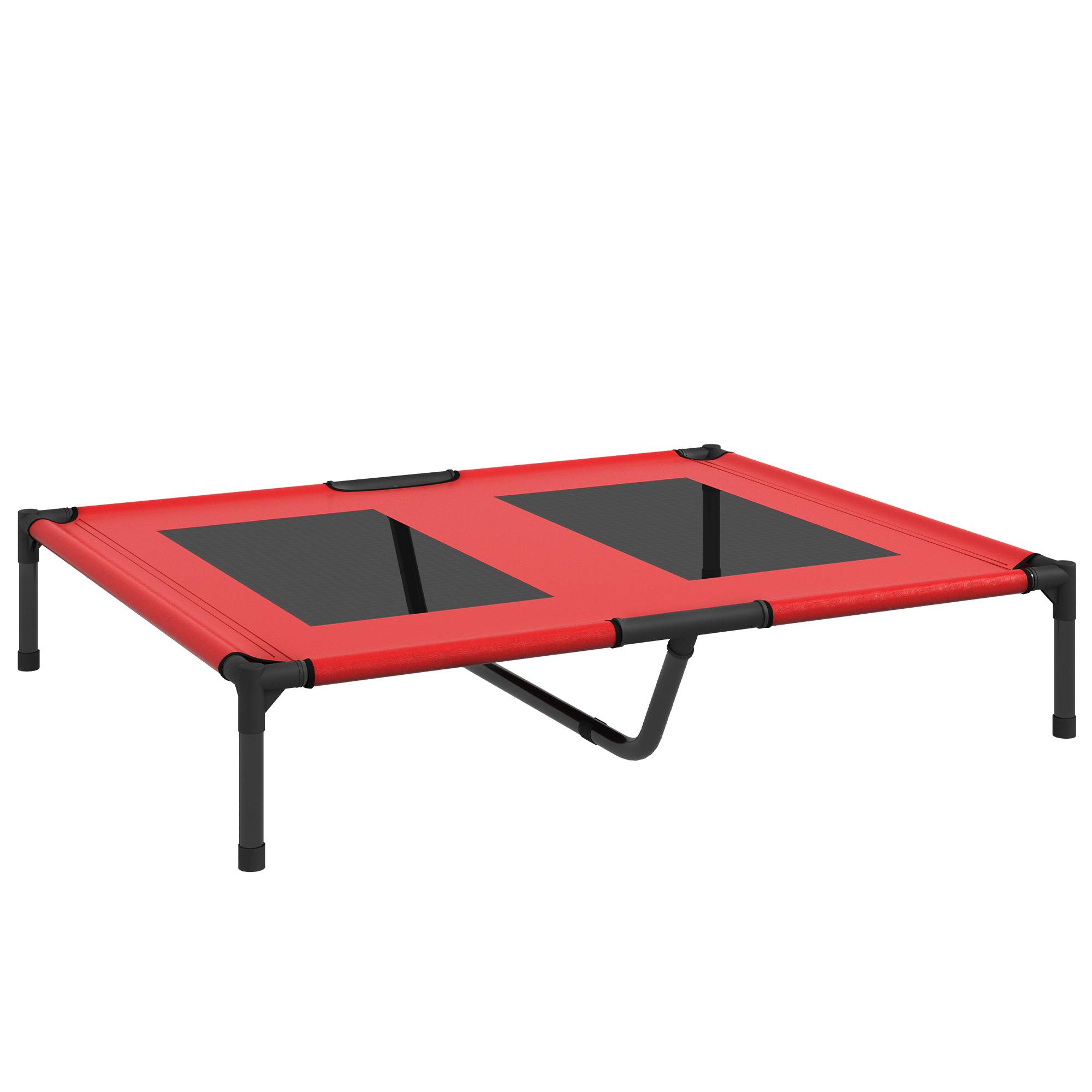 Lit pour chien surélevé 92 x 76 x 18 cm oxford - PANGIVO - Image 1