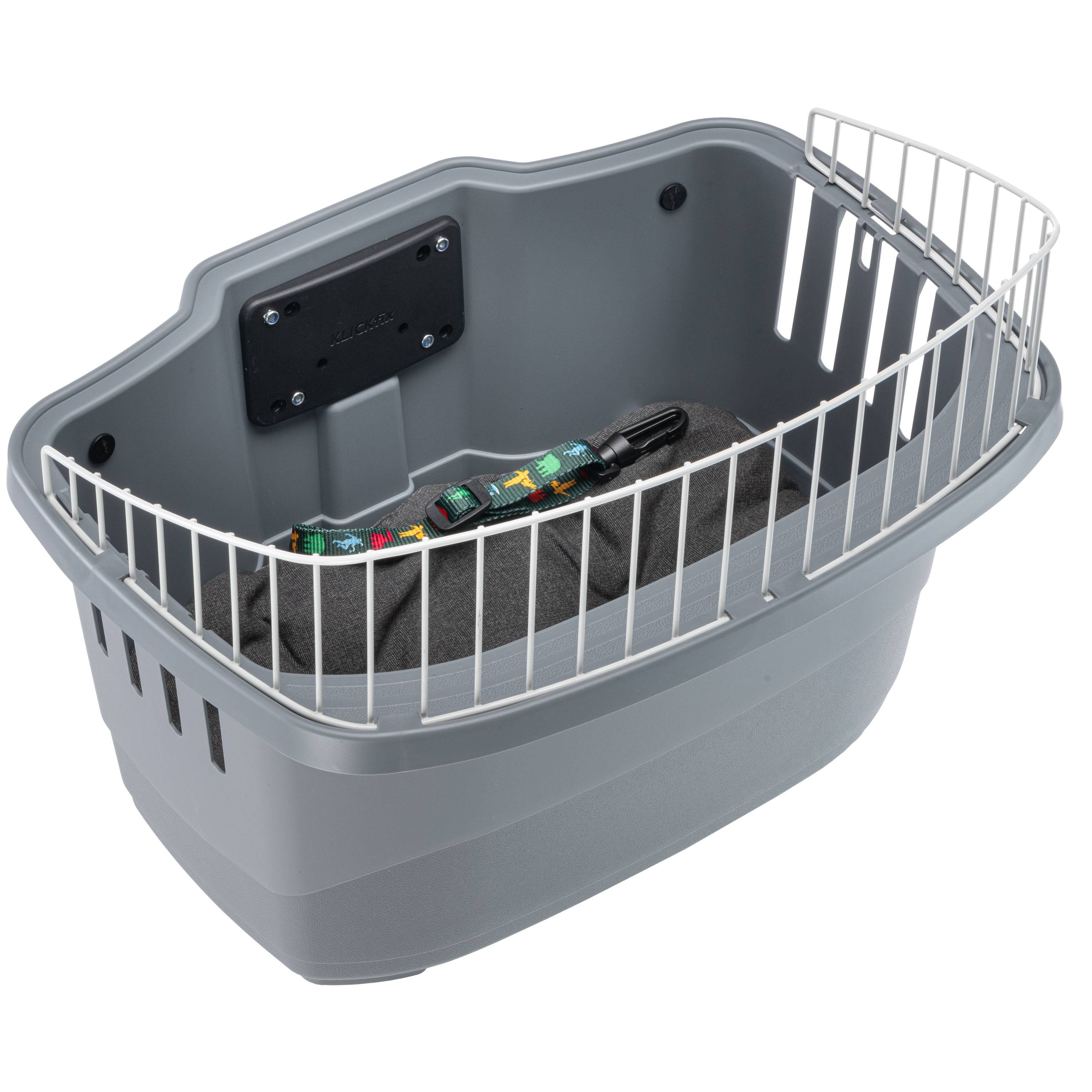 Ferplast - Ferplast Transport vélo pour chiens de petite taille ATLAS BIKE 20 RAPID Panier pour vélo petits chiens maxi 7 kg avec coussin lavable, box de voyage - Imagen 4