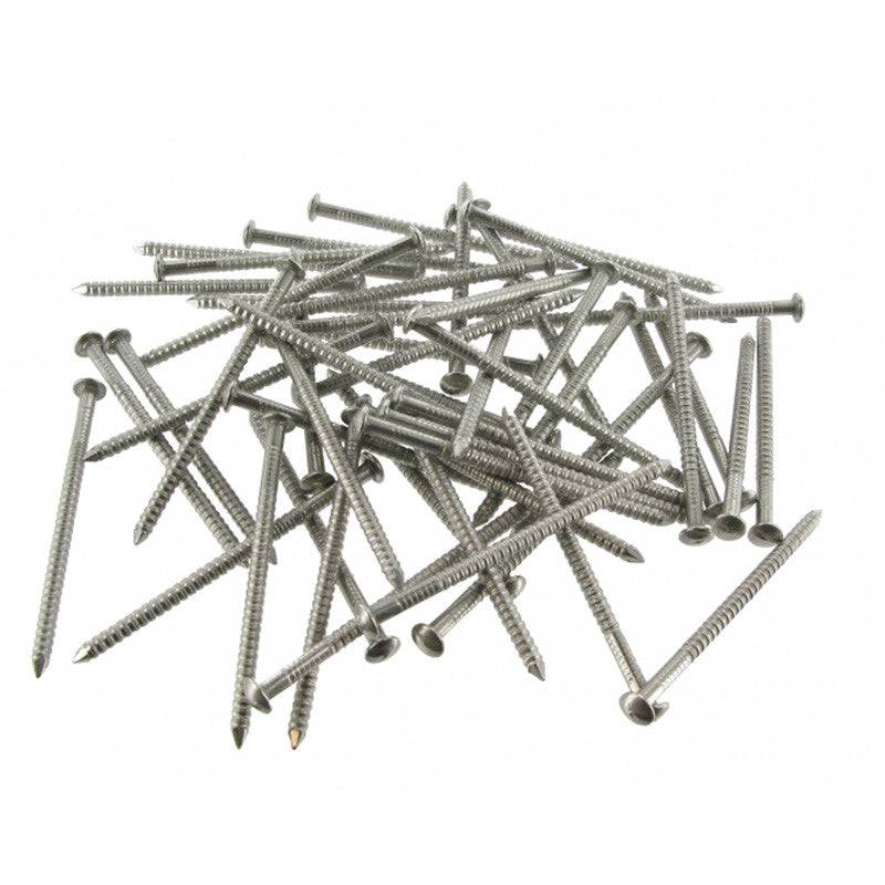 Norfix - Pointes bombée Inox A2 Annelée en vrac 1kg NORFIX - taille 50 mm x 2.5 - NORFIX - Imagen 1