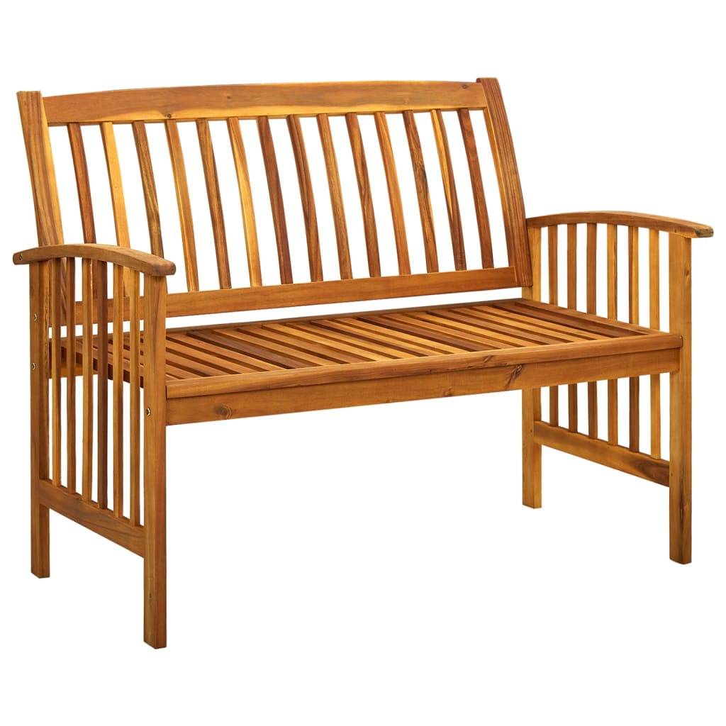 Prolenta Premium - Banc de jardin Blanc 64 X 119 cm - Prolenta Premium - Image 4