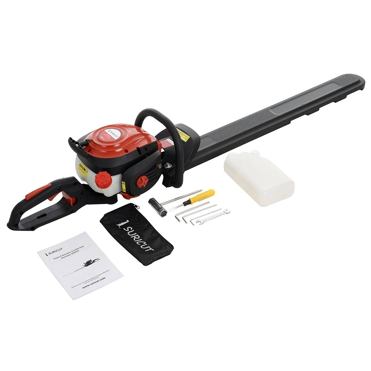Suricut - Taille-haies thermique SEMI-PROFESSIONNEL, 25.4 cm3, 1 CV, double lame 75 cm - SURICUT - Image 5