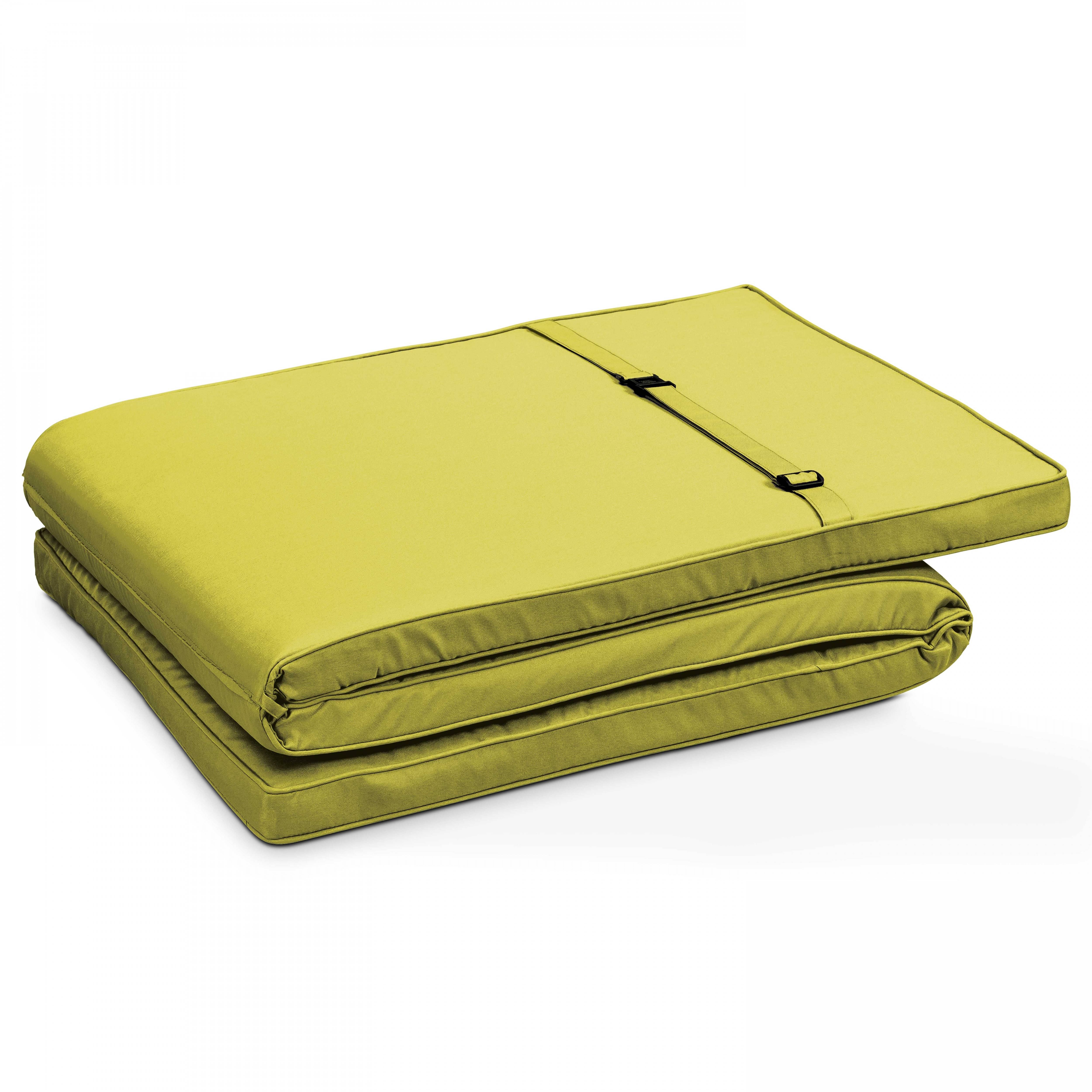 Oviala - Lot de 2 coussins bain de soleil polyester vert 186 x 53 x 5 cm Picchu - Oviala - Imagen 3