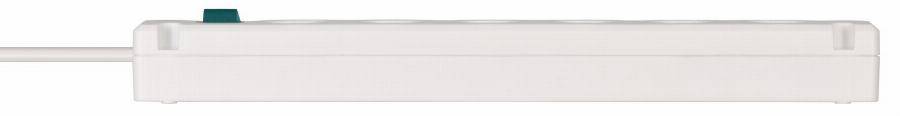 Multiprise Bremounta 6 prises BRENNENSTUHL - 3m - H05VV-F3G1.5 avec interrupteur - blanc - 1150651326 - Imagen 3