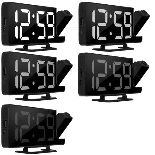 Entrepotbrico - Réveil - Horloge LED avec projecteur Izoxis 19576 - Image 2