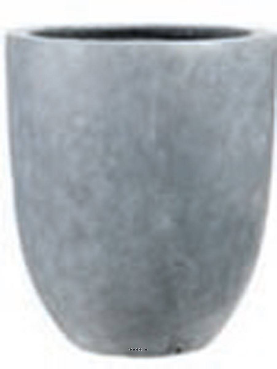 Artificielles - Bac Fibre de verre et composite Farn Exterieur Eggpot Haut D 52 xH 60cm Gris Fonce - dimhaut: H 60 cm - couleur: Gris plomb-lead - Imagen 2