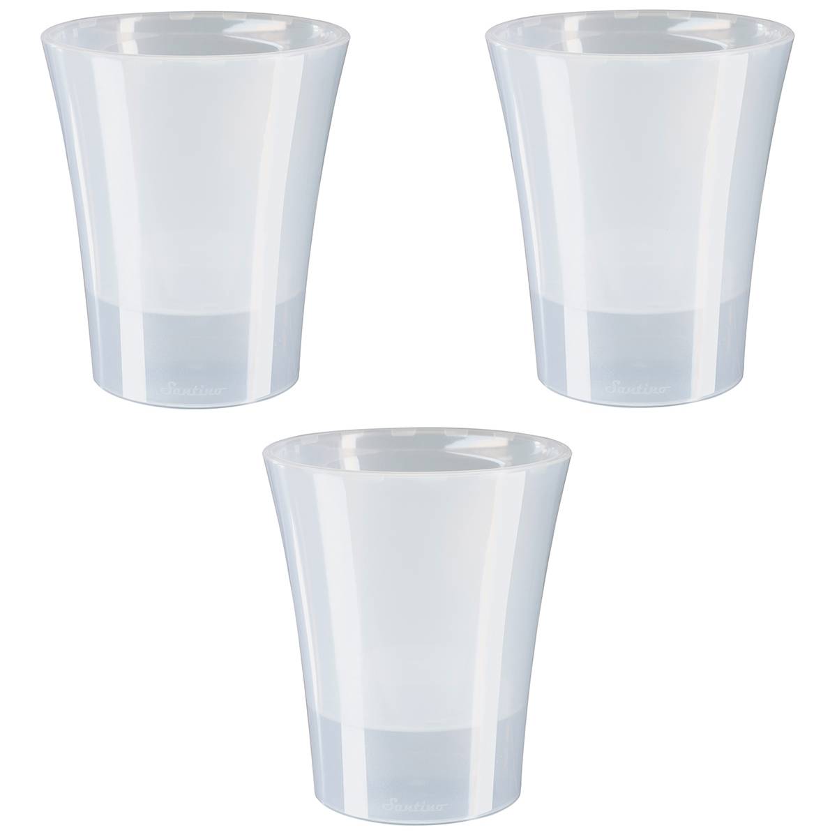 Gt Garden - Lot de 3 pots pour orchidées avec réserve d'eau - Arte-dea transparent 2 litres - GT GARDEN - Imagen 1
