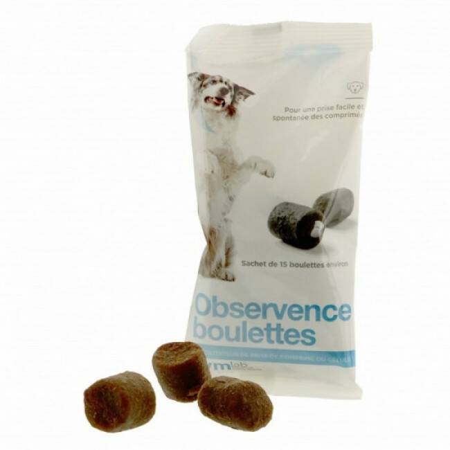 Observence Complément alimentaire appétent pour chiens - Sachet de 15 boulettes - Imagen 1