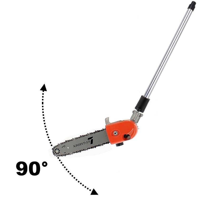 Gt Garden - Élément élagueuse pour multifonction 4 en 1 et outil sur perche, tête orientable - GT GARDEN - Imagen 1