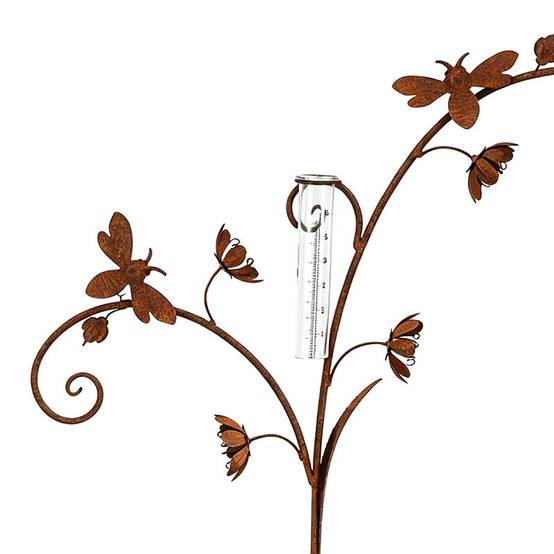 La Grande Prairie - Pluviomètre abeilles fleuries 72x10x117cm - Image 4