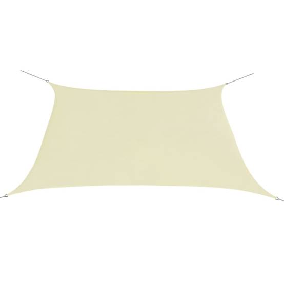 Helloshop26 - Voile toile d'ombrage parasol tissu oxford carré 2 x 2 m crème - Imagen 1