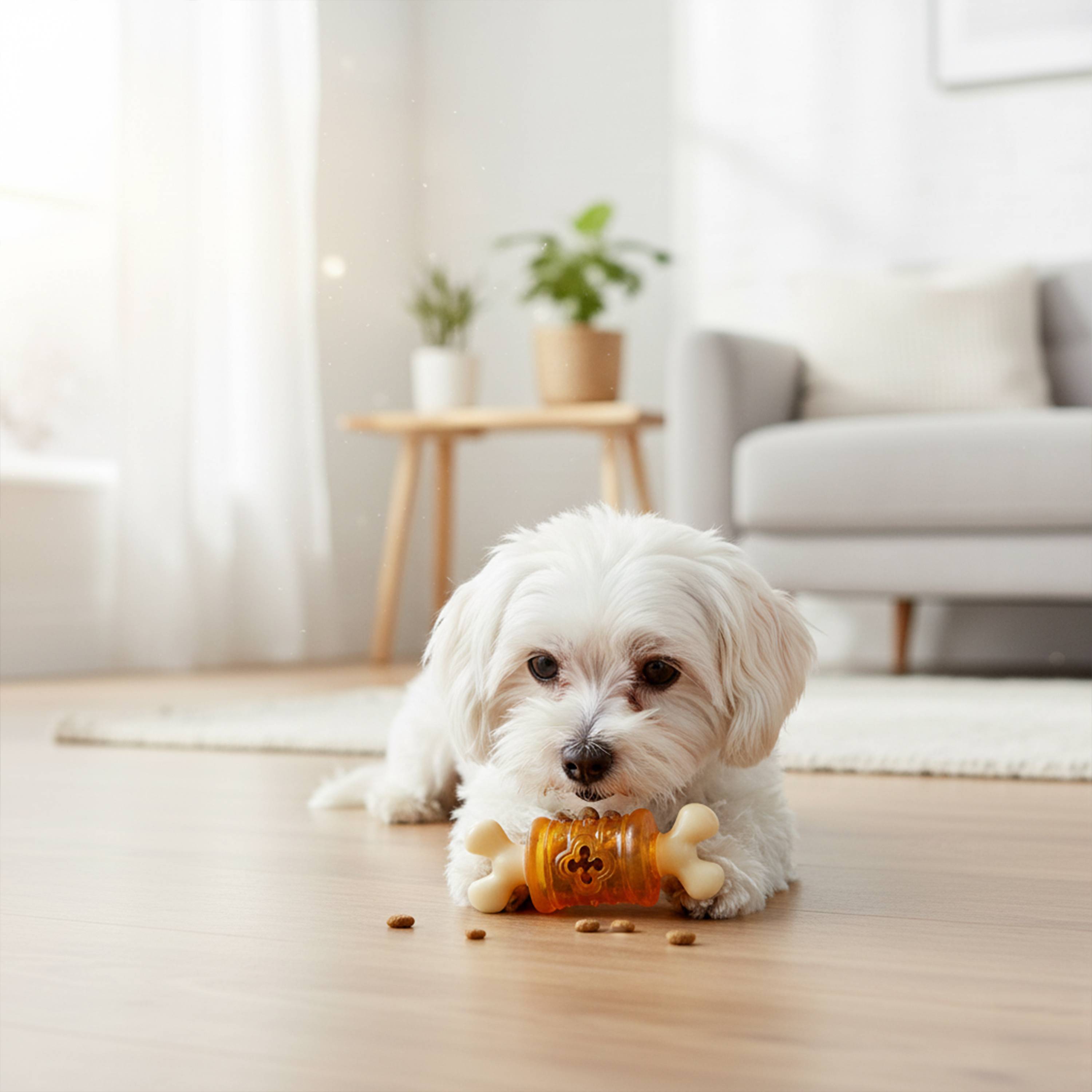 Ferplast - Jouet en caoutchouc chien chiens ferplast PA 6390 PA 6392 distributeur croquettes nourriture - Imagen 3
