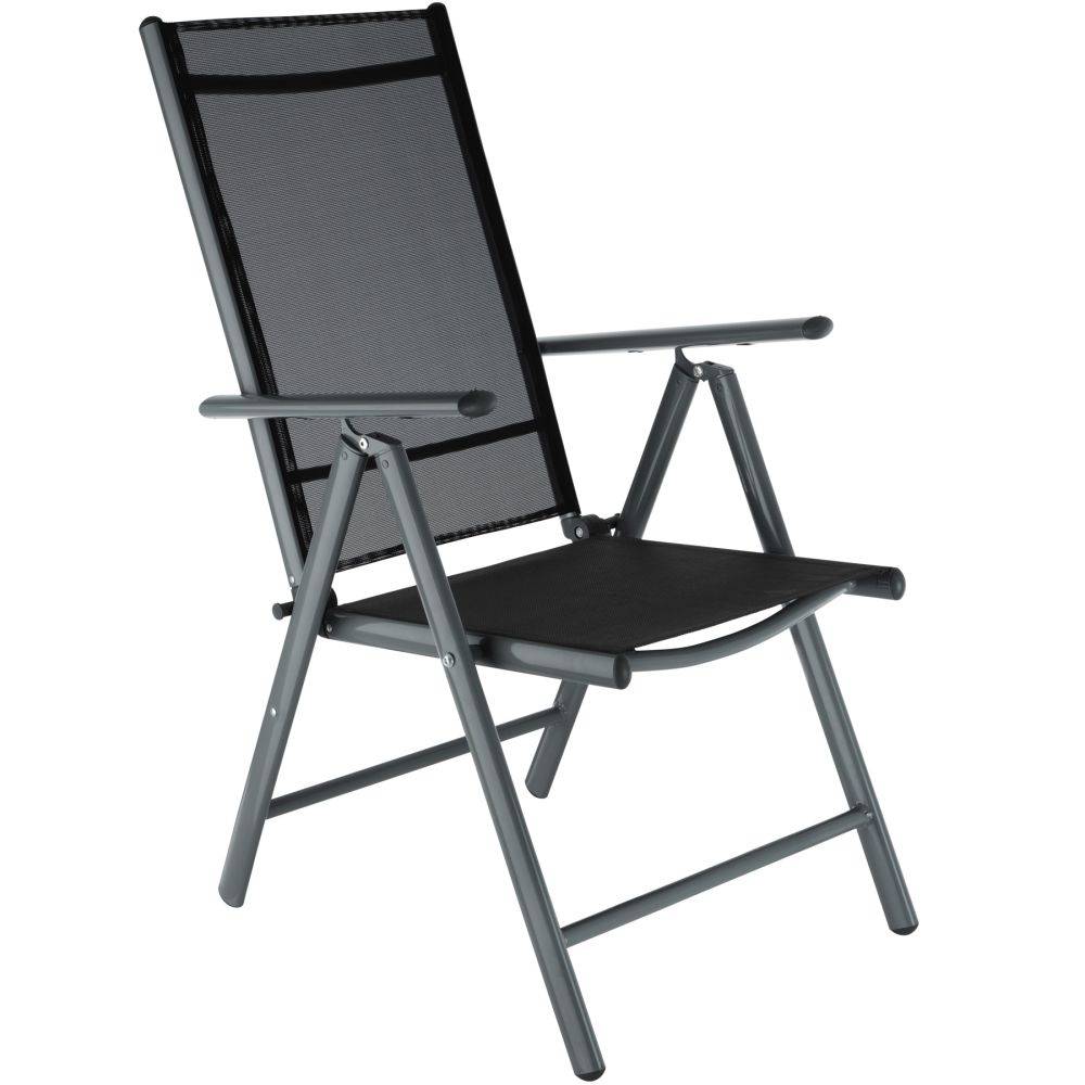 Helloshop26 - Salon de jardin aluminium 6 places gris foncé - Imagen 3