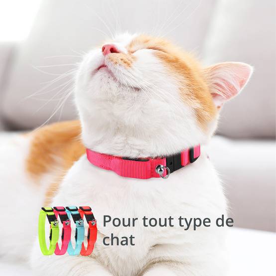 Petsation - Collier Lumineux pour Chat – LED Étanche– Haute Qualité, Stabilité & Sécurité – Fermoir de sécurité (rosé, s) – Petsation - Imagen 7