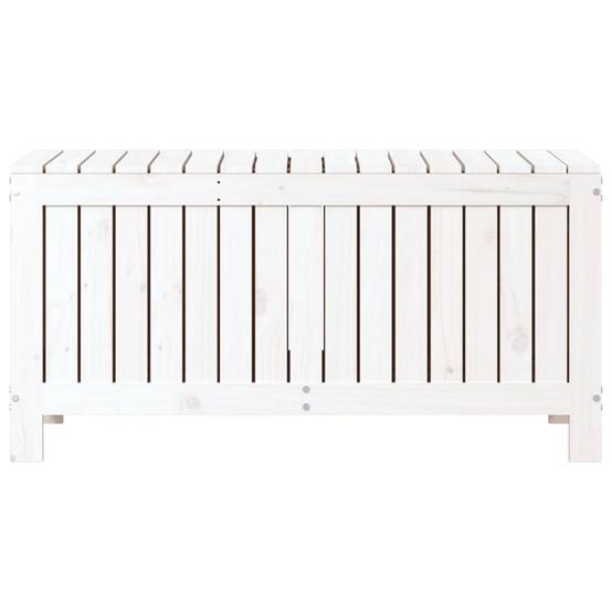 Coffre de jardin bois de pin blanc 108 x 42.5 x 54 cm - PANGIVO - Image 6