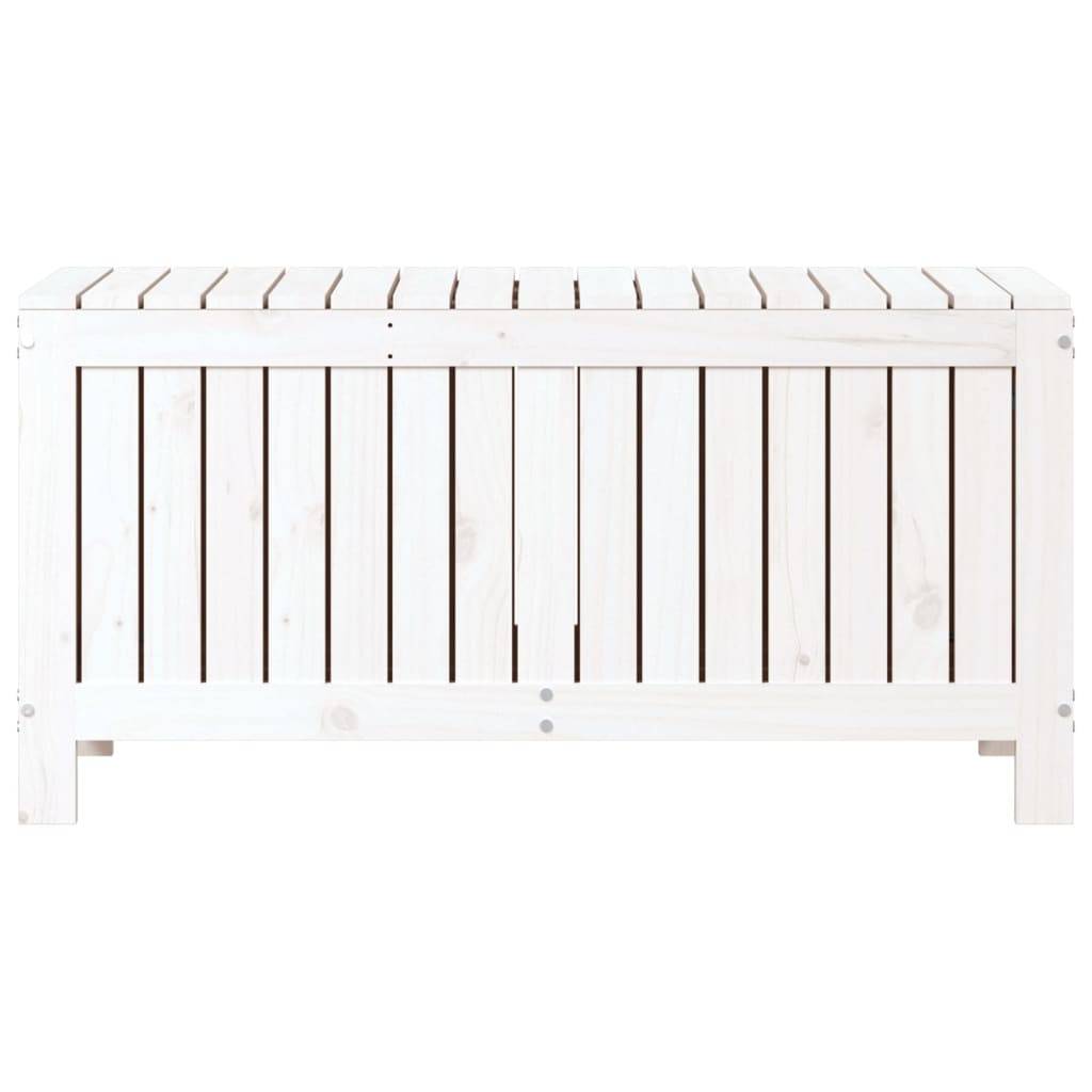 Coffre de jardin bois de pin blanc 108 x 42.5 x 54 cm - PANGIVO - Image 6
