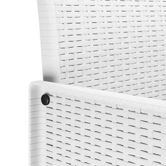 Chaise de jardin polypropylènes blanc 53 x 49 x 85 cm, Poids :13kg - PANGIVO - Image 9