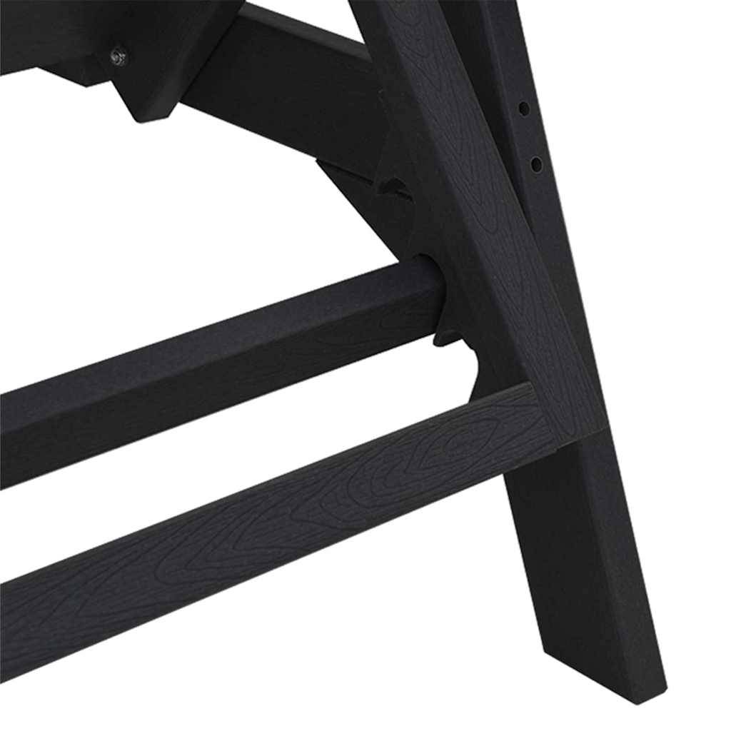 PANGIVO - Transat Noir HDPE 195,5 x 53 x 98,5 cm - PANGIVO - Image 7