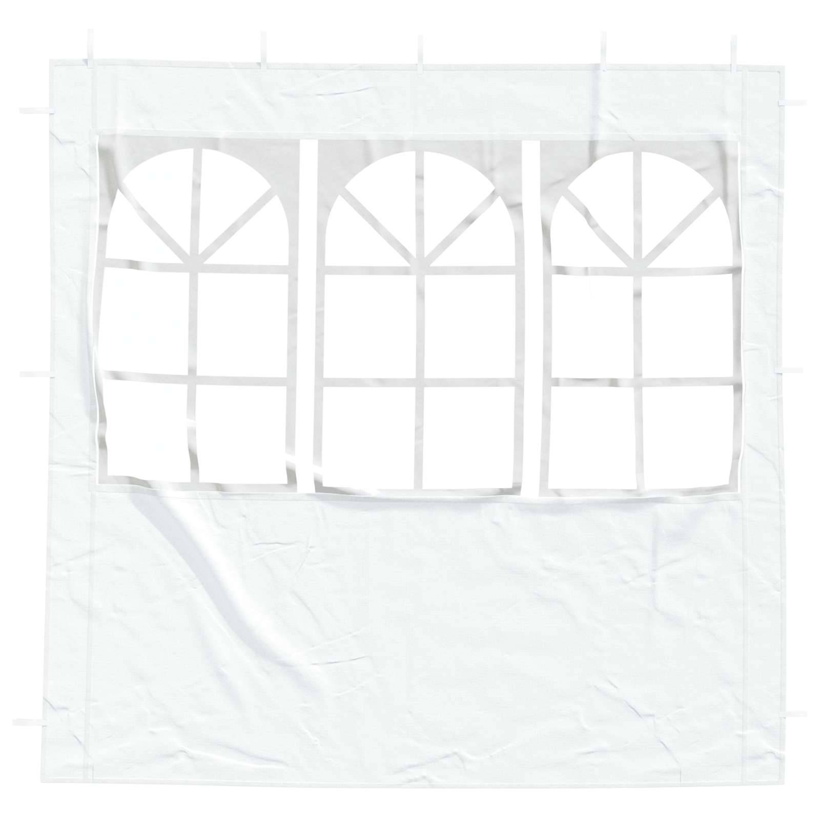 Parois de tente de fête PE blanc 200 x 195 cm - PANGIVO - Image 3