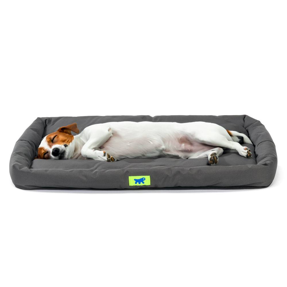 Ferplast - Ferplast Panier Chien Coussin Chien Moyen Taille Tissu anti-rayures Matelas pour chien imperméable 76 x 53 x 5 cm.Noir - Imagen 4