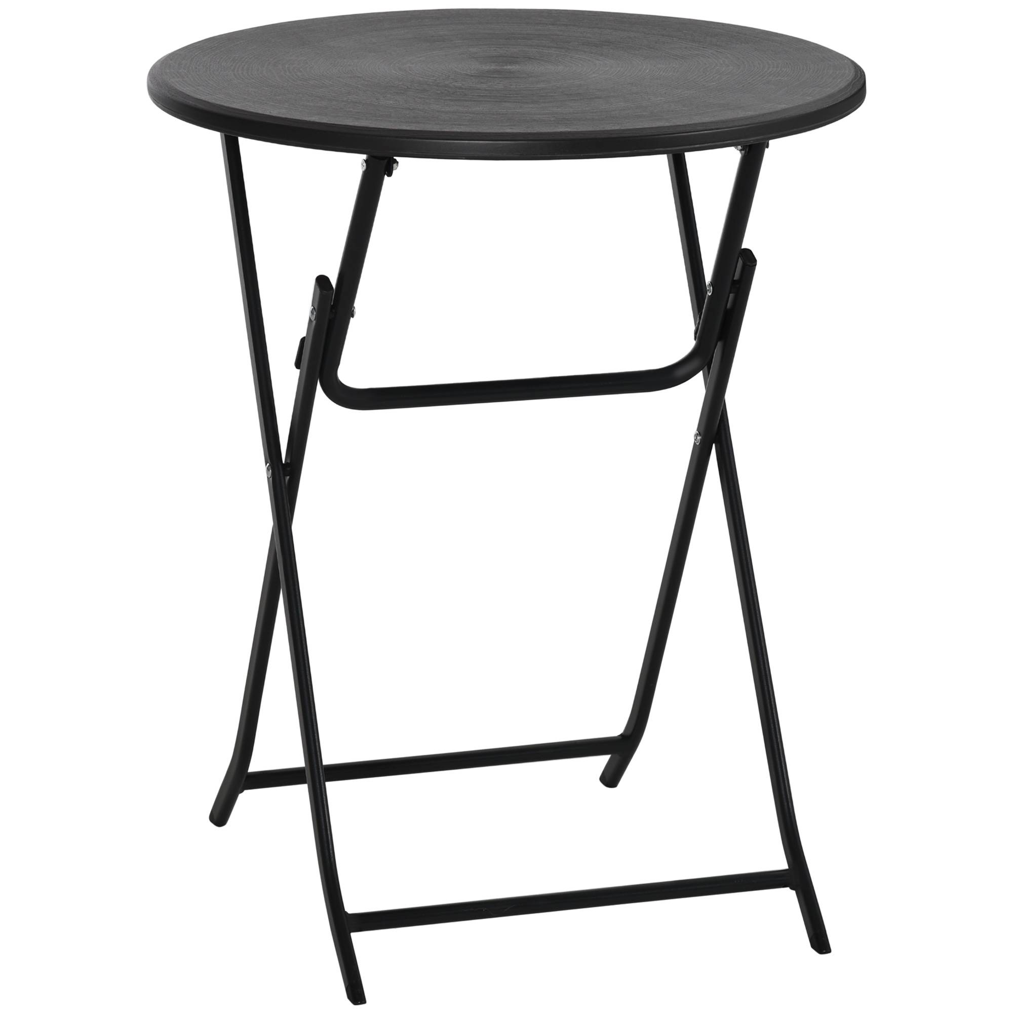 PANGIVO - Table pliante de jardin acier gris foncé 60 x 60 x 73 cm - PANGIVO - Image 2