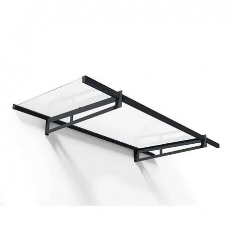 Canopia by Palram - Canopia Marquise de porte Bremen Gris 150 X 93.5 - Imagen 4
