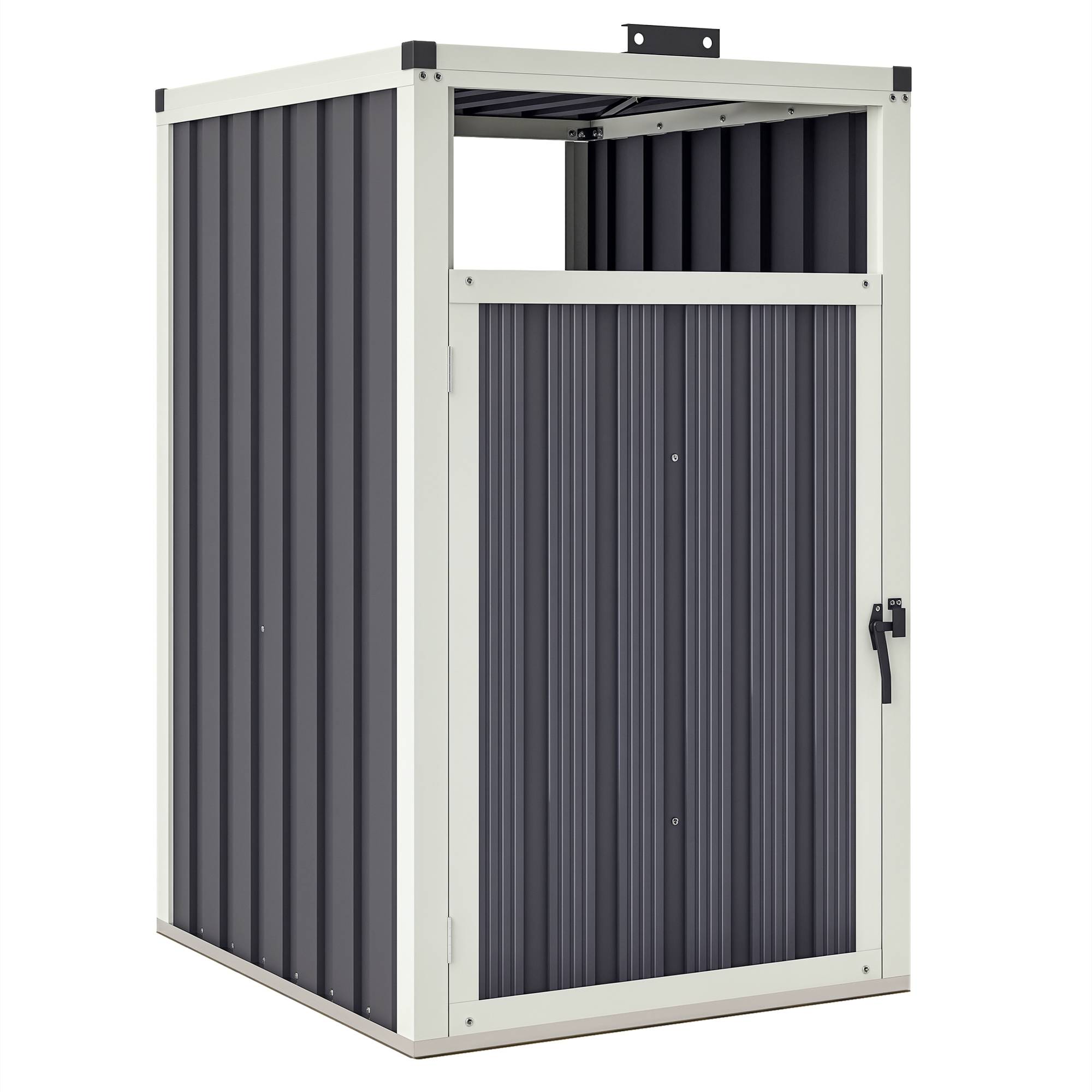 PANGIVO - Abri de jardin acier galvanisé gris foncé 73 x 81 x 122 cm - PANGIVO - Image 1