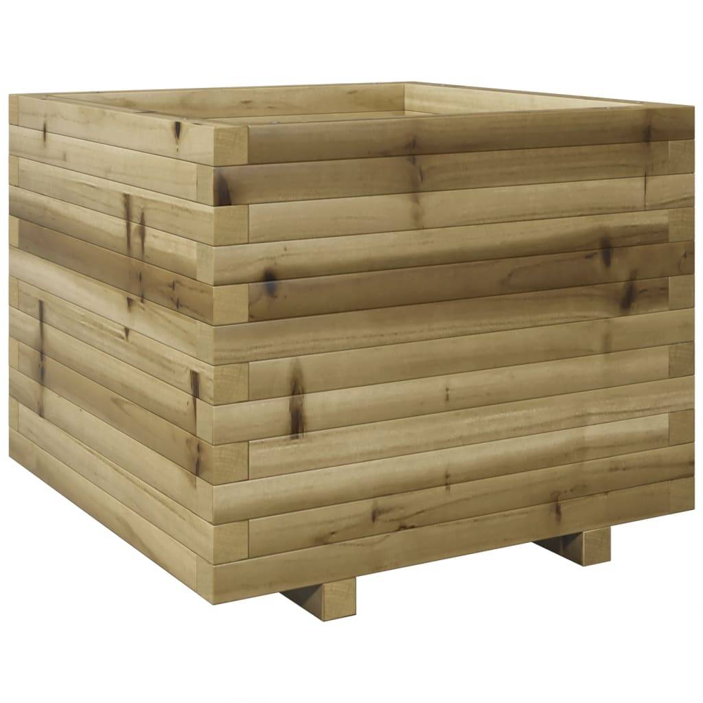 Maison Chic - Jardinière, Bac à fleurs, Pot de fleurs 60x60x49,5 cm bois de pin imprégné - Imagen 7