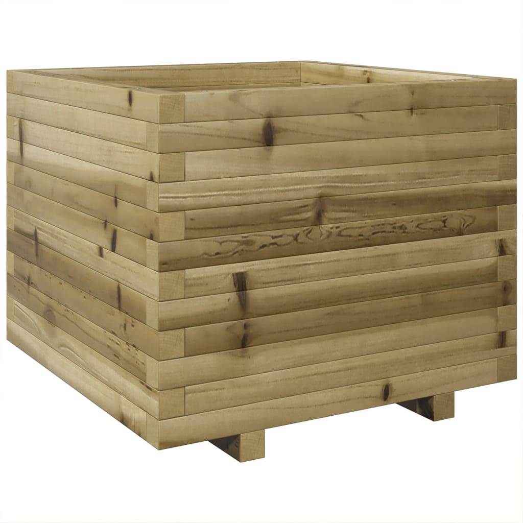 Maison Chic - Jardinière, Bac à fleurs, Pot de fleurs 60x60x49,5 cm bois de pin imprégné - Imagen 1
