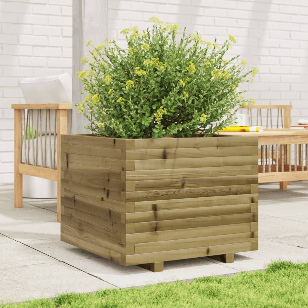 Maison Chic - Jardinière, Bac à fleurs, Pot de fleurs 60x60x49,5 cm bois de pin imprégné - Imagen 3