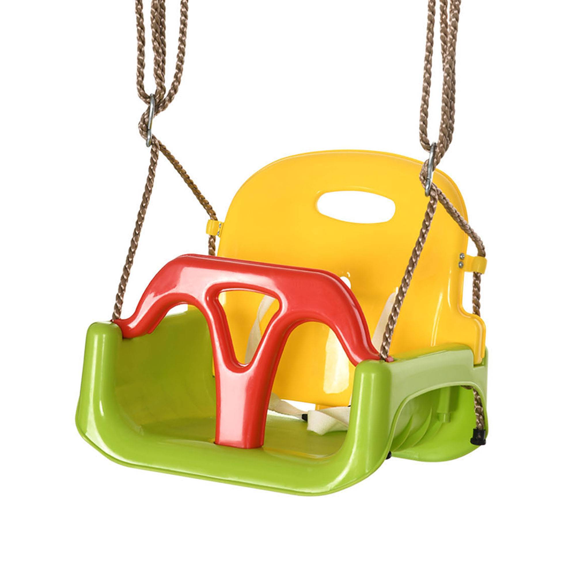 Outsunny - Balançoire siège 3 en 1 évolutif réglable enfant - dossier, barre en T amovibles, ceinture - Outsunny - Imagen 1