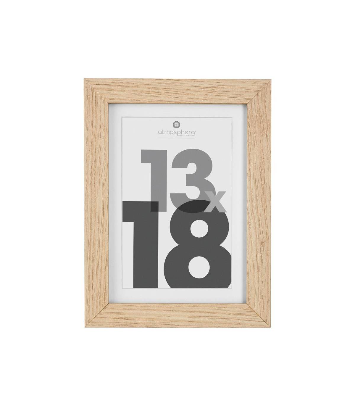 Cadre photo en Bois Naturel pour Photo 13 x 18 cm - Image 1