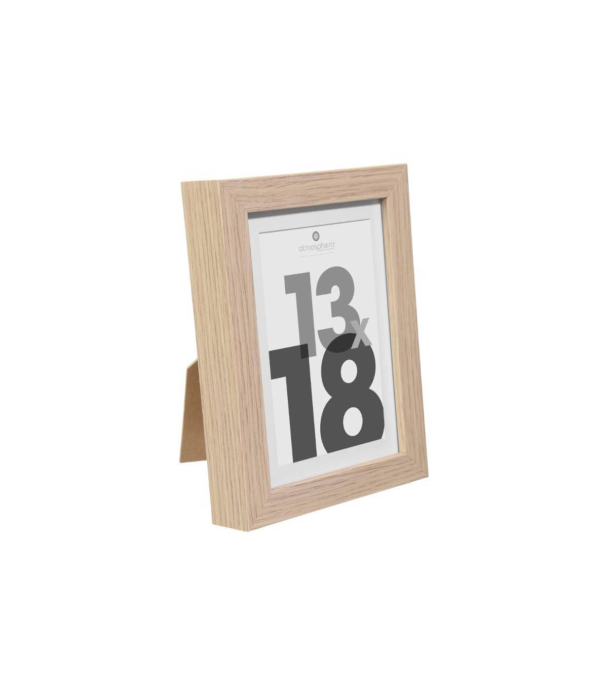 Cadre photo en Bois Naturel pour Photo 13 x 18 cm - Image 2