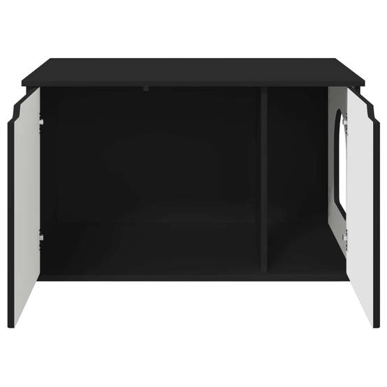 Chatiere bois noir 85 x 55 x 50,5 cm - Prolenta premium p376.2 - Image 6