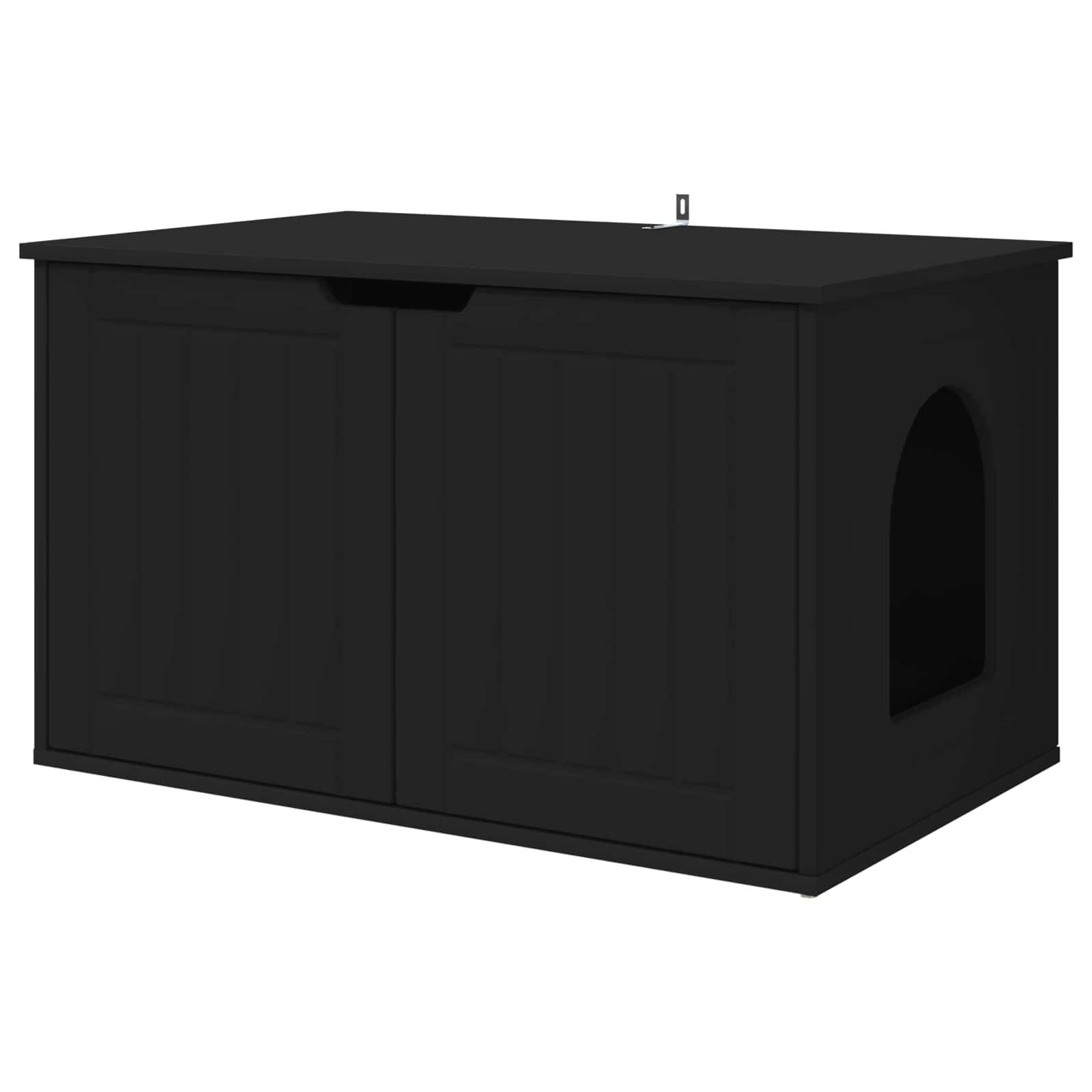 Chatiere bois noir  85 x 55 x 50,5 cm  - Prolenta premium p376.2