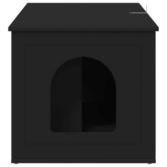 Chatiere bois noir 85 x 55 x 50,5 cm - Prolenta premium p376.2 - Image 8