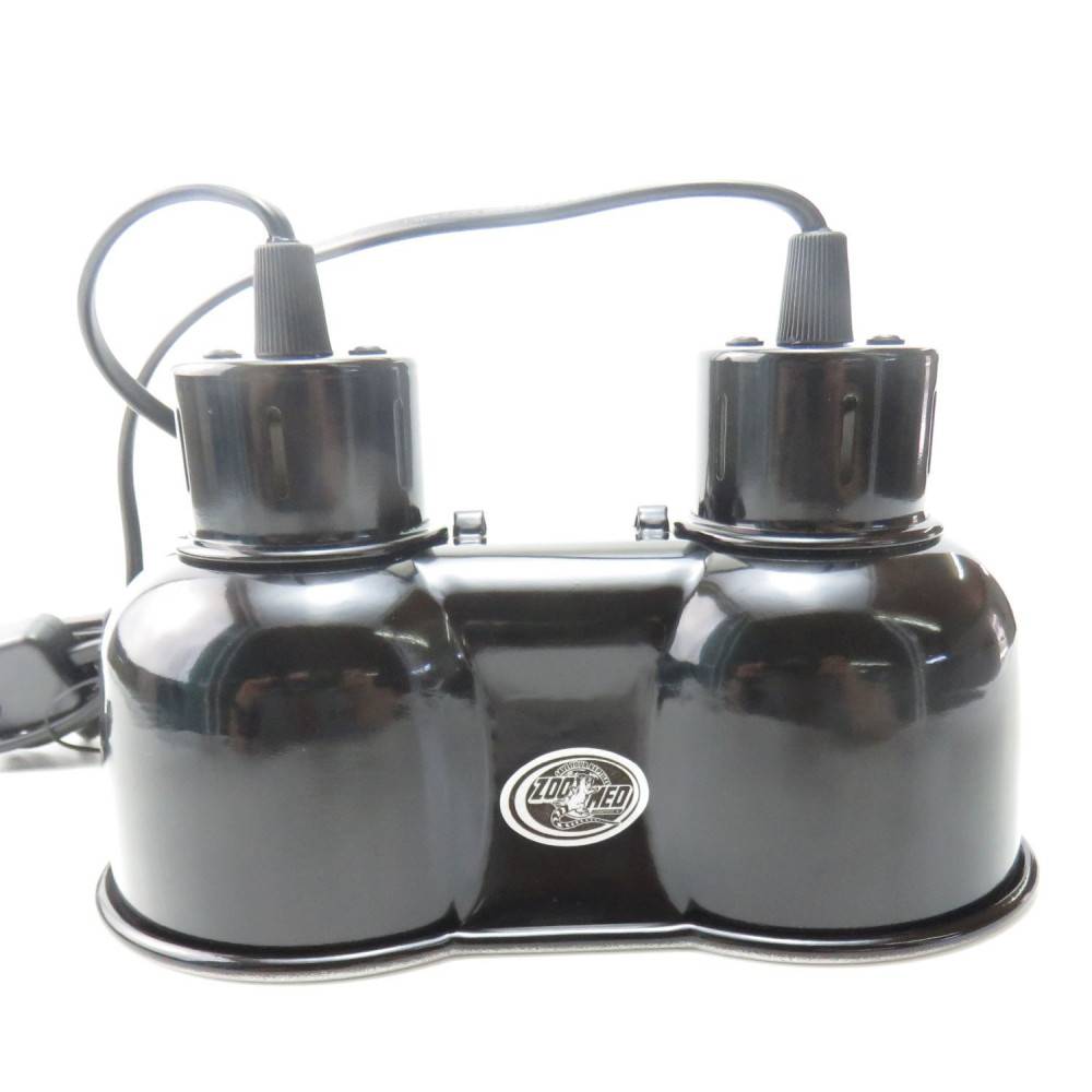Zoomed - Zoo Med - support de lampe double nano LF-36E combo dome 80 w max total pour terrarium - Imagen 3