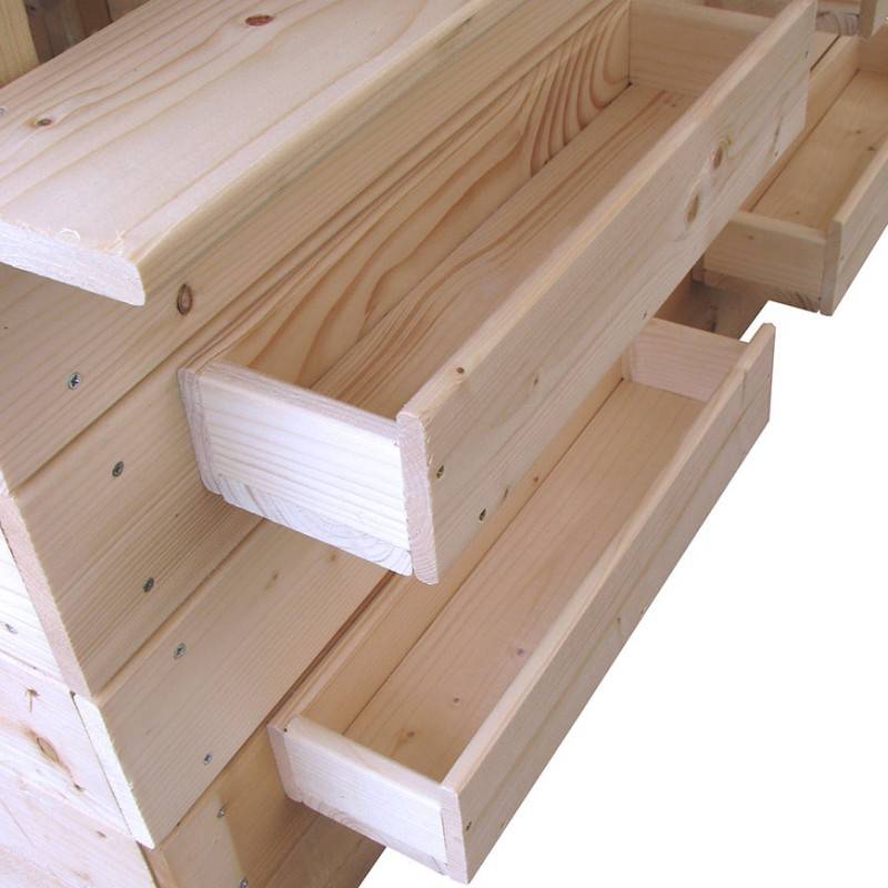 Soulet - Cabane tour en bois avec comptoir et bac à sable SHOPPING - Imagen 6