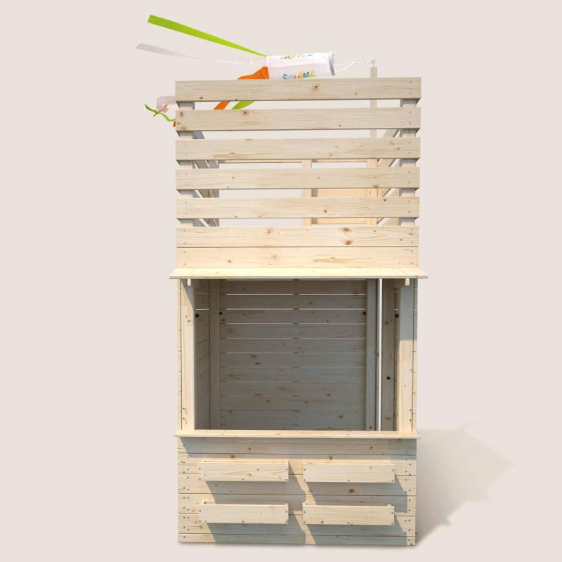 Soulet - Cabane tour en bois avec comptoir et bac à sable SHOPPING - Imagen 4