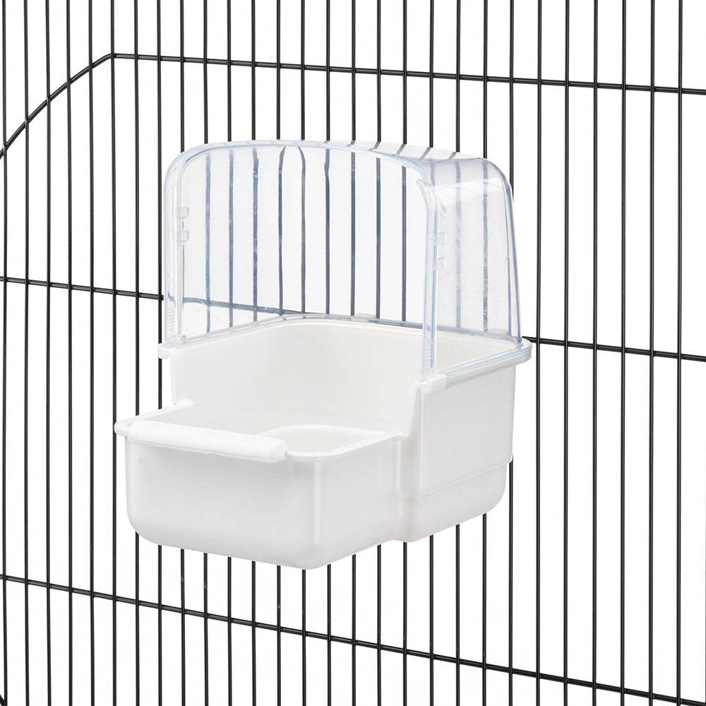 Ferplast - Bain Petits Perroquets Perruches RIO 3, Oiseaux, Plastique Recyclé non Toxique, Ajustable, Couleurs Mélangées - Image 4